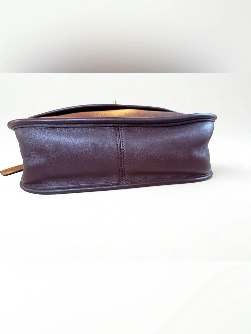 COACH 🌟👜 Pristine Vintage Mahogany Leather City Bag 9790 Crossbody w/ Dust Bag - Picture 6 of 11